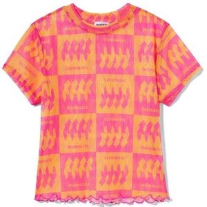 Brand New, Inamorata Bambi Baby Tee in Pink Saffron
